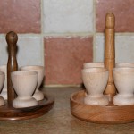 Egg Cups and Holder